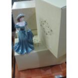 Four Coalport bone china figurines, all in original boxes to include; 'Christina', 'Patricia', '