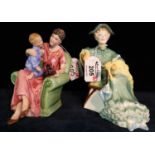 Two Royal Doulton bone china figurines to include; 'Ascot' HN2356 qand 'When I was young' HN3457. (