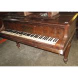 Collard & Collard London rosewood grand piano in very distressed condition. (B.P. 21% + VAT)