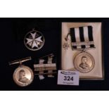 Collection of three St John's Ambulance medals and decorations. (B.P. 21% + VAT)