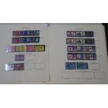 Great Britain mint and used stamp collection 1952 to 1970 on various printed pages. 100s of