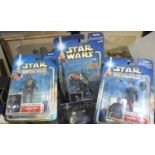 12 Hasbro Star Wars figures in original packaging from Attack of the Clones. (B.P. 21% + VAT)