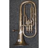 A Boosey and Hawkes 'Imperial' small euphonium with silvered finish. (B.P. 21% + VAT)