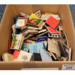A box of assorted match cases and matchboxes, various. (B.P. 21% + VAT)