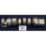 Collection of assorted silver and other napkin rings, various. Silver weight 4.8 troy ozs approx. (