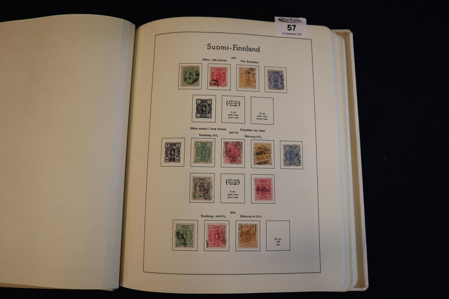 Finland mint and used stamp collection in lighthouse printed album 1866-1979 period. (B.P. 21% +