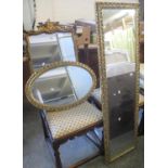 Three modern gilt framed mirrors, varying forms. (B.P. 21% + VAT)