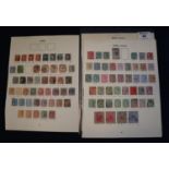 India collection of stamps on pages early imperfs to George V period. About 350 stamps mostly