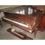 Collard & Collard London rosewood grand piano in very distressed condition. (B.P. 21% + VAT)