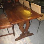 17th Century style oak refectory type table. (B.P. 21% + VAT)