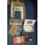 Box of ephemera for Major General F.D.G Howell Second Battalion Grenadier Guards and family to