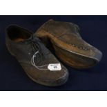 Pair of large vintage Dutch clogs. (B.P. 21% + VAT)