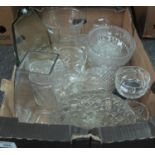 Box of assorted glassware. (B.P. 21% + VAT)