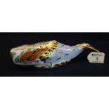 Royal Crown Derby bone china paperweight 'Oceanic Whale' an exclusive for The Royal Crown Derby