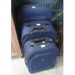 Graduated set of three modern suitcases. (B.P. 21% + VAT)