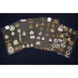 Collection of Royal Navy, Royal Airforce, Canada, Australia, New Zealand cap badges. (B.P. 21% +