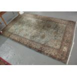 Kahmir hand made hand knotted carpet of Persian foliate design. 1.85 x 2.85M approx. (B.P. 21% +