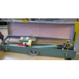 Vintage Singer 'Superb new knitting machine' in fitted canvas green case. (B.P. 21% + VAT)