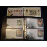 Great Britain collection of First Day Covers in two albums Royal Mail, Bradbury and Benham covers,