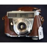 Vintage Kodak Retina IF camera in leather case. (B.P. 21% + VAT)