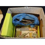 Box with all world selection of stamps in two shoeboxes, carrier bag and loose. 1000's of stamps. (