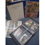 Ring binder album of Japanese postcards, topographical, military, First World War etc. Together with