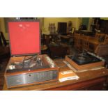 Garrard model 2000 ultra table top record player together with ultra group stereo model no. 6454