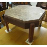 Early 20th century walnut low table. (B.P. 21% + VAT)