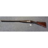 Batty and co, London 12 bore double barrel side by side non ejector shotgun. 28" barrels. no.