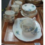 21-piece Royal Albert bone china Forget Me Not part tea set. (B.P. 21% + VAT)