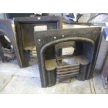 Two similar Victorian cast iron kitchen fire places. (B.P. 24% incl. VAT)