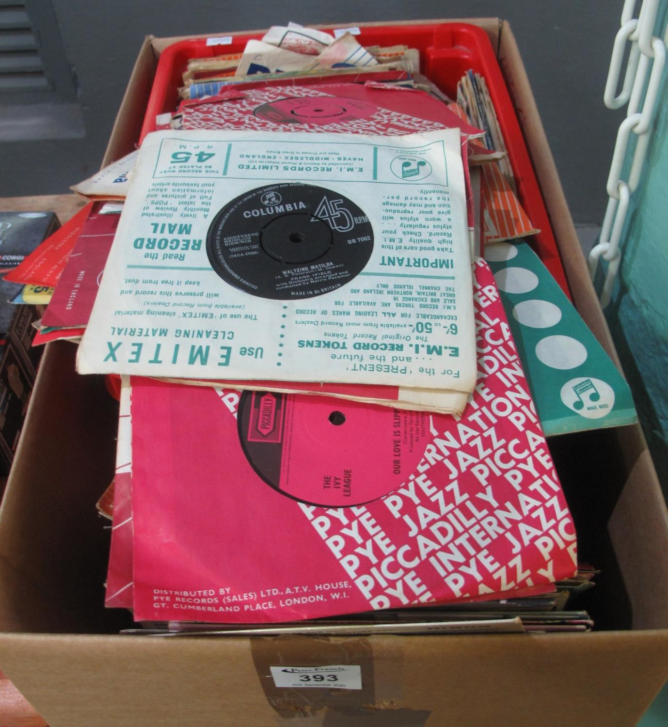 Collection of RPM 45s various to include The Seekers, The Hollies, Elvis Presley, Frank Ifield, etc.