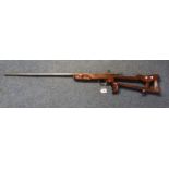 Webley & Scott .410 single barrel bolt action shotgun with cut-away pistol grip stock ,25"barrel.