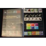 Great Britain collection of U|M mint sets and mini sheets 2000-2007 period in red stockbook. (B.P.