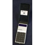 Sinclair Cambridge memory calculator in plastic case. (B.P. 21% + VAT)
