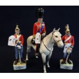 Beswick H.R.H The Duke of Edinburgh mounted on "Alamein" trooping the colour 1957 figurine