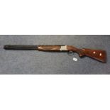 Laurona (Spanish) 12 bore over and under shotgun, chambered 3"magnum, multichoke with 28" barrels.