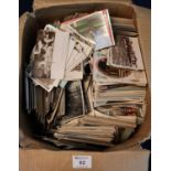 Postcards all world selection in large box many 100's (B.P. 21% + VAT)