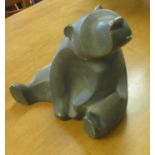 Modern abstract study of seated bear. (B.P. 21% + VAT)