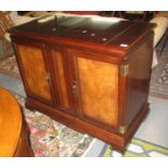 Modern Chinese hardwood buffet/sideboard, decorated with chinese symbols. 107 x 51 x 86 cm