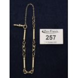 9ct gold bracelet, approx. 14 grams. (B.P. 21% + VAT)