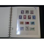 Austria mint and used collection of stamps in green Lindner album, 1968 to 1992 period.