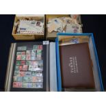 Germany mint and used collection in stockbook, including wartime issues and three boxes of stamps on