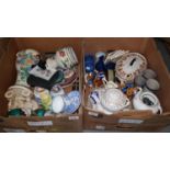 Two boxes of assorted china, various. (B.P. 21% + VAT)