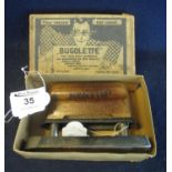 Vintage Bugolette flat iron in original box. (B.P. 21% + VAT)