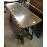Good quality oak 17th Century style gate leg table by Titchmarsh & Goodwin. (B.P. 21% + VAT)