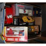 Box of assorted diecast model vehicles, mainly in original boxes to include; Burago, Maesto,