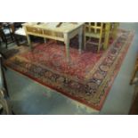 Indian carpet of Central Persian design, hand knotted. 358 x 273cm approx. (B.P. 21% + VAT)