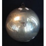 Witches silver finish ball. (B.P. 21% + VAT)