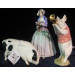 Royal Doulton bone china figurine 'Doreas' HN1491 potted by Doulton & Co, together with a Royal